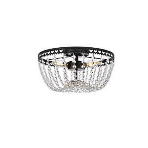 Kylie - 3 Light Flush Mount In Contemporary Style-7.5 Inches Tall and 12 Inches Wide - 1302361