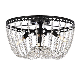 Kylie - 3 Light Flush Mount In Contemporary Style-9.5 Inches Tall and 16 Inches Wide - 1302212