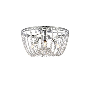 Kylie - 3 Light Flush Mount In Contemporary Style-9.5 Inches Tall and 16 Inches Wide - 1302212