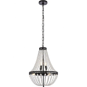 Valeria - 5 Light Pendant In Contemporary Style-19 Inches Tall and 14 Inches Wide