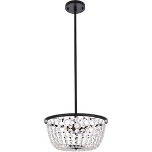 Gianna - 3 Light Pendant In Contemporary Style-7 Inches Tall and 13 Inches Wide - 1302363