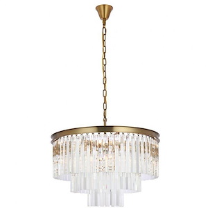 Sydney - 9 Light Chandelier In Modern Style-23.5 Inches Tall and 26 Inches Wide