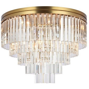 Sydney - 17 Light Flush Mount In Modern Style-23.5 Inches Tall and 32 Inches Wide - 1302299