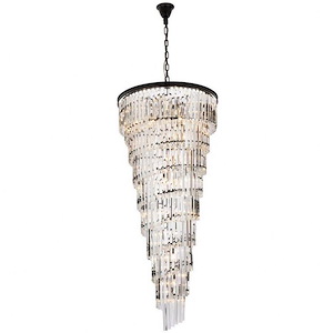 Sydney - 35 Light Chandelier In Modern Style-66 Inches Tall and 30 Inches Wide