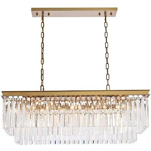 Sydney - 12 Light Chandelier In Modern Style-18 Inches Tall and 14 Inches Wide - 1302577