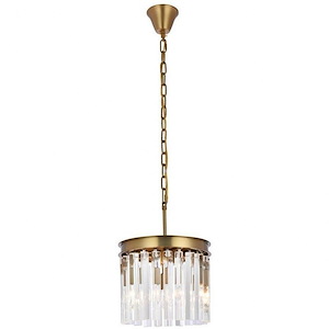 Sydney - 3 Light Pendant In Modern Style-10 Inches Tall and 12 Inches Wide - 1302578
