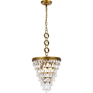 Nordic  - 3 Light Pendant In Contemporary Style-16 Inches Tall and 13 Inches Wide