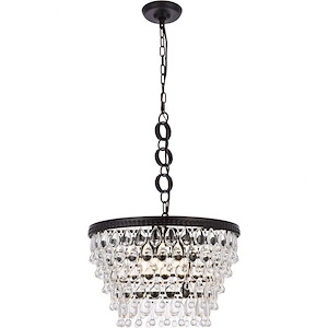 Nordic  - 5 Light Pendant In Contemporary Style-12 Inches Tall and 19 Inches Wide