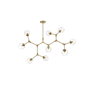 Cavoli  - 9 Light Chandelier-35 Inches Tall and 35 Inches Wide