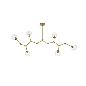 Cavoli  - 6 Light Chandelier-27 Inches Tall and 27 Inches Wide