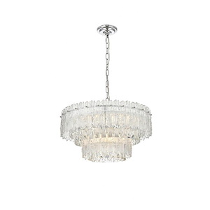 Emilia - 6 Light Pendant-11 Inches Tall and 21 Inches Wide - 1337804