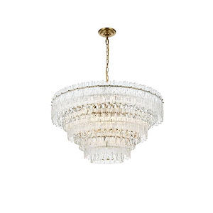 Emilia - 10 Light Pendant-17 Inches Tall and 31 Inches Wide