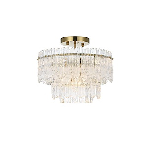 Emilia - 4 Light Flush Mount-12.5 Inches Tall and 15 Inches Wide - 1337806
