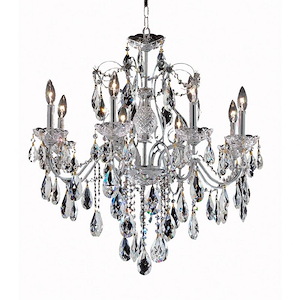 St. Francis - 8 Light Chandelier-23 Inches Tall and 26 Inches Wide