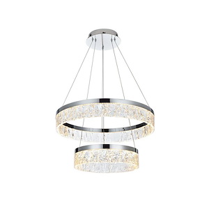 Linden - 72W 2 LED Chandelier-3 Inches Tall and 22 Inches Wide - 1337808