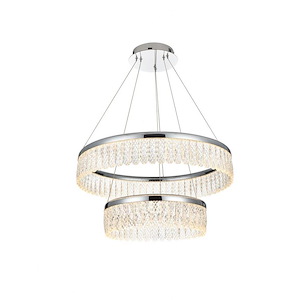 Rune - 72W 2 LED Chandelier-4.5 Inches Tall and 24 Inches Wide - 1337811