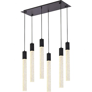 Weston - 6 Light Pendant In Modern Style-24 Inches Tall and 12 Inches Wide