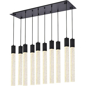 Weston - 10 Light Pendant In Modern Style-24 Inches Tall and 12 Inches Wide
