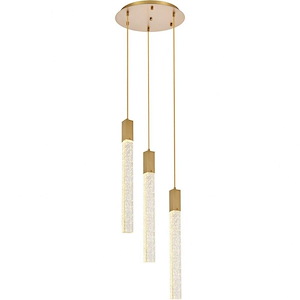 Weston - 3 Light Pendant In Modern Style-24 Inches Tall and 16 Inches Wide