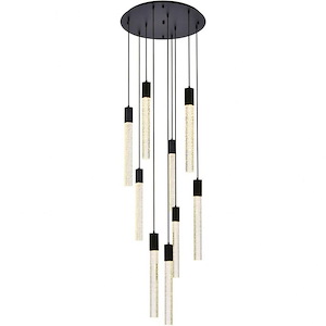 Weston - 9 Light Pendant In Modern Style-24 Inches Tall and 24 Inches Wide