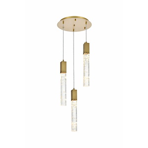 Aurora - 6.5W 3 LED Chandelier-19 Inch Tall and 16 Inch Wide - 1366230