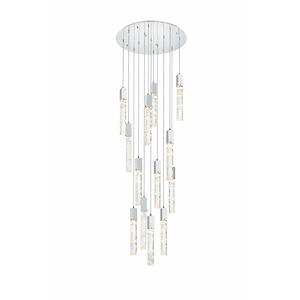 Aurora - 6.5W 13 LED Chandelier-19 Inch Tall and 30 Inch Wide - 1366233