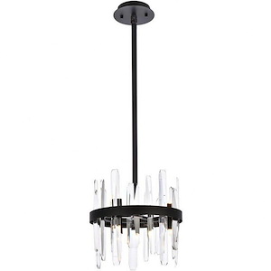 Serena - 6 Light Round Pendant In Modern Style-12 Inches Tall and 12 Inches Wide - 1302346