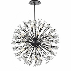 Vera - 18 Light Round Pendant In Modern Style-32 Inches Tall and 32 Inches Wide
