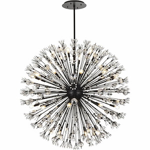 Vera - 34 Light Round Pendant In Modern Style-50 Inches Tall and 50 Inches Wide - 1302352
