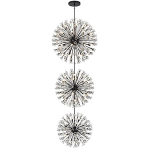 Vera - 74 Light 3-Tier Chandelier In Modern Style-198 Inches Tall and 44 Inches Wide - 1302373