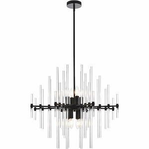 Sienna  - 8 Light Pendant In Modern Style-24 Inches Tall and 27 Inches Wide - 1302435