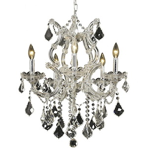 Maria Theresa - 6 Light Pendant-25 Inches Tall and 20 Inches Wide