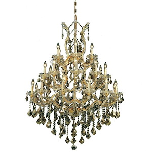 Maria Theresa - 28 Light Chandelier-52 Inches Tall and 38 Inches Wide