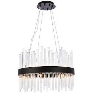 Dallas - 14 Light Round Pendant In Modern Style-14 Inches Tall and 20 Inches Wide - 1302526