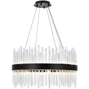 Dallas - 16 Light Round Pendant In Modern Style-14 Inches Tall and 25 Inches Wide