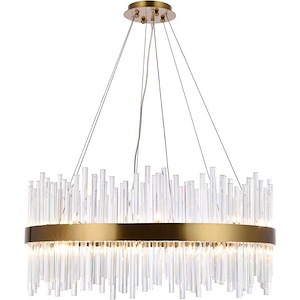 Dallas - 18 Light Chandelier In Contemporary Style-14 Inches Tall and 32 Inches Wide