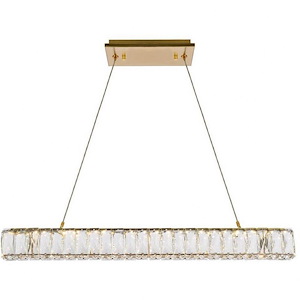 Monroe - 17W 1 LED Pendant In Modern Style-3 Inches Tall and 2 Inches Wide - 1302490