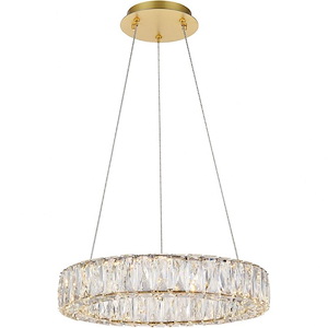 Monroe - 22.5W  LED Pendant In Contemporary Style-3 Inches Tall and 17.7 Inches Wide - 1302424