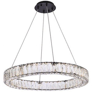 Monroe - 36W 1 LED Round Pendant In Modern Style-3 Inches Tall and 26 Inches Wide - 1302589