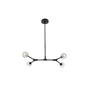 Zayne - 4 Light Pendant In Modern Style-4 Inches Tall and 21 Inches Wide - 1288011