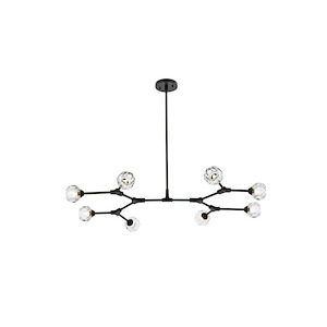 Zayne - 8 Light Pendant In Modern Style-4 Inches Tall and 33 Inches Wide