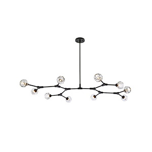 Zayne - 10 Light Pendant In Modern Style-4 Inches Tall and 35 Inches Wide - 1287778