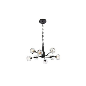 Graham - 8 Light Pendant In Modern Style-12 Inches Tall and 24 Inches Wide - 1287984