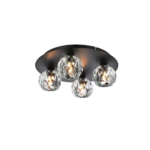 Graham - 4 Light Flush Mount In Modern Style-4 Inches Tall and 14 Inches Wide - 1287873
