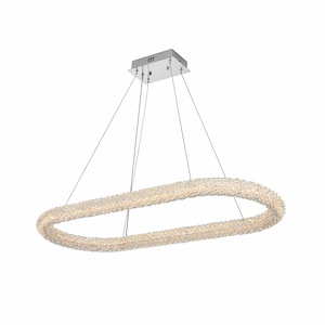 Bowen - 7W 1 LED Chandelier-2.5 Inches Tall and 18 Inches Wide - 1337823