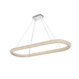 Bowen - 10W 1 LED Chandelier-2.5 Inches Tall and 20 Inches Wide