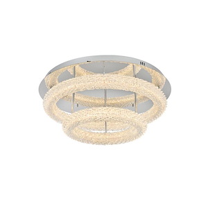 Bowen - 192W 2 LED Flush Mount-10 Inches Tall and 26 Inches Wide - 1337837