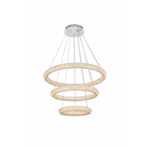 Bowen - 324W 3 LED Chandelier-21 Inches Tall and 32 Inches Wide