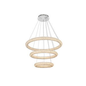 Bowen - 324W 3 LED Chandelier-21 Inches Tall and 32 Inches Wide