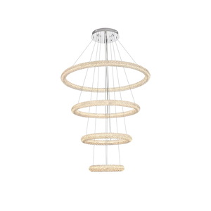 Bowen - 160W 4 LED Chandelier-24.5 Inch Tall and 42 Inch Wide - 1366255